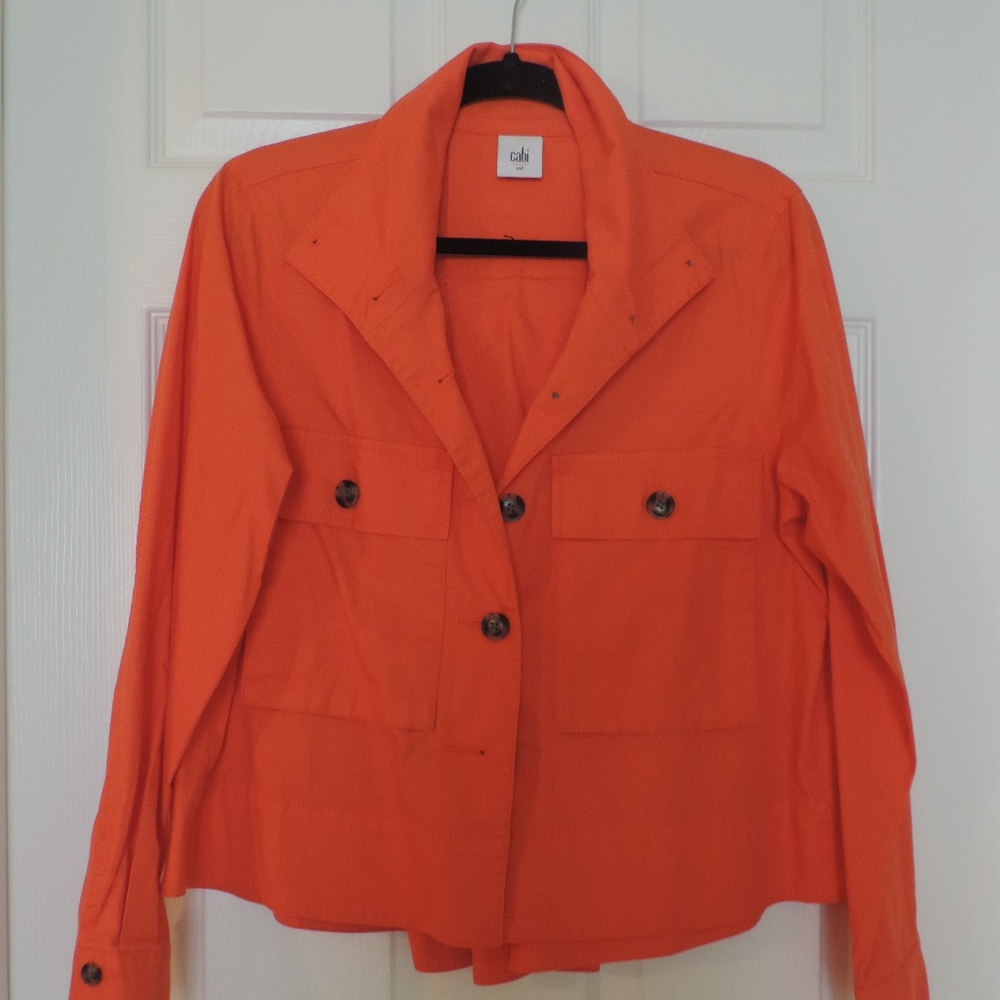 Cabi orange swing jacket